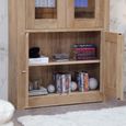 Torino Library Unit - 4 Door - Oak