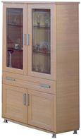 Sonia Light Oak Italian 2 Door Display Cabinet