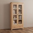 Treviso Display Cabinet - 2 Door - Oak