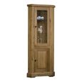Deluxe Corner Display Unit - 2 Door - Oak