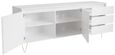 Monaco Sideboard - 2 Door - 3 Drawer - White