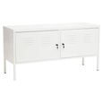 Academy Metal Small Sideboard - 2 Door - 118cm - White
