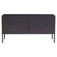 Academy Metal Small Sideboard - 2 Door - 118cm - Grey