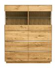 Fargo Large Highboard - 4 Door - Blonde Oiled Oak