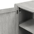 Amsterdam Small Sideboard - 1 Door - Grey Washed Oak - 98.5cm