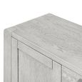 Amsterdam Small Sideboard - 1 Door - Grey Washed Oak - 98.5cm