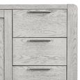 Amsterdam Medium Sideboard - 2 Door - Grey Washed Oak - 140cm