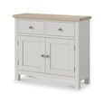 Modern Medium Sideboard - 90cm - 2 Door - Grey Painted