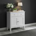 Hampstead Small Sideboard - 75cm - 2 Door - White