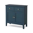 Harrogate Compact Sideboard - 75cm - 2 Door - Blue