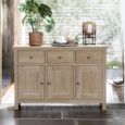 Modern Country Oak - Medium Sideboard - 120cm - 3 Door