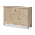 Modern Country Oak - Medium Sideboard - 120cm - 3 Door
