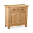 Salisbury Premium Compact Sideboard - 2 Door - Oak - 85cm
