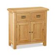 Salisbury Premium Small Sideboard - 2 Door - Oak - 107cm
