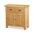 Salisbury Premium Small Sideboard - 2 Door - Oak - 107cm