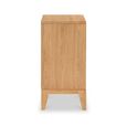 Viento Sunburst Small Sideboard - 2 Door - Oak - 80cm