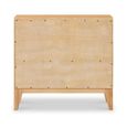 Viento Sunburst Small Sideboard - 2 Door - Oak - 80cm
