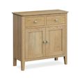 Bath Compact Sideboard - 80cm - 2 Door - Oak