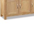 New Trinity Medium Sideboard - 130cm - 3 Door - Natural Oak