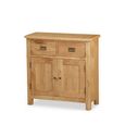 Salisbury Lite Small Sideboard - 2 Door - Oak - 80cm