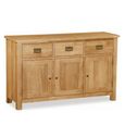 Salisbury Lite Medium Sideboard - 3 Door - Oak - 130cm