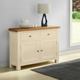 Lundy Small Sideboard - 2 Door - Ivory Painted
