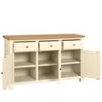 Lundy Medium Sideboard - 3 Door - Ivory Painted