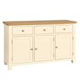 Lundy Medium Sideboard - 3 Door - Ivory Painted