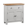 Lundy Compact Sideboard - 2 Door - 80cm - Grey Painted