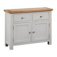 Lundy Small Sideboard - 2 Door - Grey Painted
