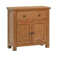Original Compact Sideboard - 2 Door - 80cm - Rustic Oak