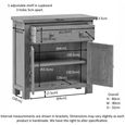 Original Compact Sideboard - 2 Door - 80cm - Rustic Oak