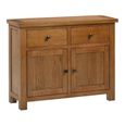 Original Small Sideboard - 2 Door - Rustic Oak