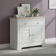 Cromwell Small Sideboard - 90cm - 2 Door - Grey Painted