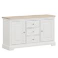 Cromwell Medium Sideboard - 135cm - 2 Door - Grey Painted