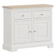 Cromwell Small Sideboard - 90cm - 2 Door - Grey Painted