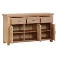Wilmont Medium Sideboard - 3 Door - 150cm - Oak