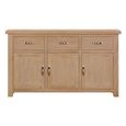 Wilmont Medium Sideboard - 3 Door - 150cm - Oak