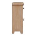 Wilmont Compact Sideboard - 2 Door - 80cm - Oak