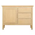 Twyford Medium Sideboard - 1 Door - 130cm - Oak
