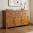 Somer Medium Sideboard - 3 Door - 150cm - Oak