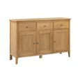 Cotswold Sideboard - 135cm - 3 Door - Medium - Oak