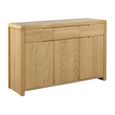 Curve Sideboard - 130cm - 3 Door - Medium - Oak