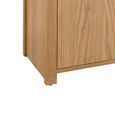 Curve Sideboard - 130cm - 3 Door - Medium - Oak