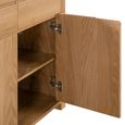 Curve Sideboard - 130cm - 3 Door - Medium - Oak