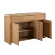 Curve Sideboard - 130cm - 3 Door - Medium - Oak