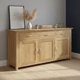 Nimbus Large Sideboard - 3 Door - 160cm - Oak