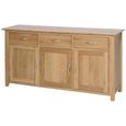Nimbus Large Sideboard - 3 Door - 160cm - Oak
