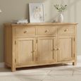 Appleby Medium Sideboard -  137cm - 3 Door - Oak