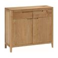 Dunmore Small Sideboard - 90cm - 2 Door - Oak